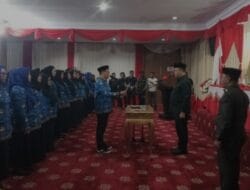 126 Kepala Sekolah Tingkat TK, SDN dan SMP Se-Kab. Konawe Utara Resmi Dilantik