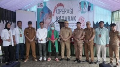 Pemkab Konawe Utara Gelar Bakti Sosial Operasi Katarak Gratis