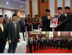 Bupati Konut Hadiri Sertijab Gubernur dan Rapat Paripurna DPRD Sultra