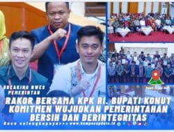 Rakor Bersama KPK RI. Bupati Konut Komitmen Wujudkan Pemerintahan Bersih dan Berintegritas