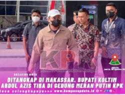 Ditangkap di Makassar, Bupati Koltim Abdul Azis Tiba di Gedung Merah Putih KPK