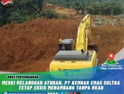 Meski Melanggar Aturan. PT Kembar Emas Sultra Tetap Eksis Menambang Tanpa RKAB