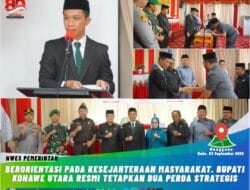 Berorientasi Pada Kesejahteraan Masyarakat. Bupati Konawe Utara Resmi Tetapkan Dua Perda Strategis