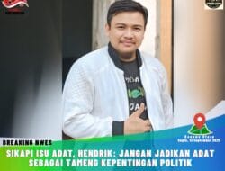 Sikapi Isu Adat, Hendrik: Jangan Jadikan Adat Sebagai Tameng Kepentingan Politik