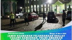 Jamin Keamanan Pelaksanaan Shalat Tarawe Ramadhan, Polisi Amankan Sejumlah Masjid di Konawe Utara