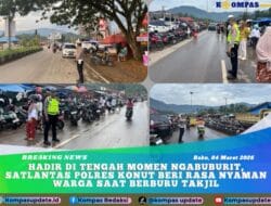 Hadir di Tengah Momen Ngabuburit, Satlantas Polres Konut Beri Rasa Nyaman Warga Saat Berburu Takjil