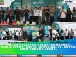 Dukung Kegiatan Safari Ramadhan,  Wakil Bupati Konut  Apresiasi PT. Antam UBPN Konawe Utara,