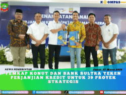 Pemkab Konut dan Bank Sultra Teken Perjanjian Kredit Untuk 39 Proyek Strategis