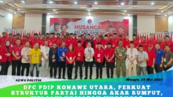 DPC PDIP Konawe Utara, Perkuat Struktur Partai Hingga Akar Rumput Melalui Kegiatan MUSANCAB