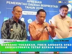 Mendagri Tegaskan. Pokir Anggota DPRD, Eksekutornya Tetap Kepala Daerah