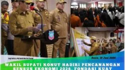 Wakil Bupati Konut Hadiri Pencanangan Sensus Ekonomi 2026, Fondasi Kuat Perencanaan Ekonomi Masa Depan