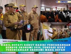 Wakil Bupati Konut Hadiri Pencanangan Sensus Ekonomi 2026, Fondasi Kuat Perencanaan Ekonomi Masa Depan