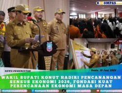 Wakil Bupati Konut Hadiri Pencanangan Sensus Ekonomi 2026, Fondasi Kuat Perencanaan Ekonomi Masa Depan