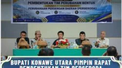 Bupati Konawe Utara Pimpin Rapat Pembentukan Tim Perseroda Konasara