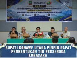 Bupati Konawe Utara Pimpin Rapat Pembentukan Tim Perseroda Konasara