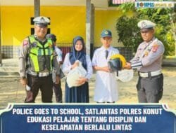 Police Goes to School, Satlantas Polres Konut Edukasi Pelajar tentang Disiplin dan Keselamatan Berlalu Lintas