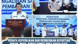 Menata Kepemilikan dan Memberikan Kepastian Hukum, Wakil Bupati Konut Buka Sosialisasi Pengalihan Saham,